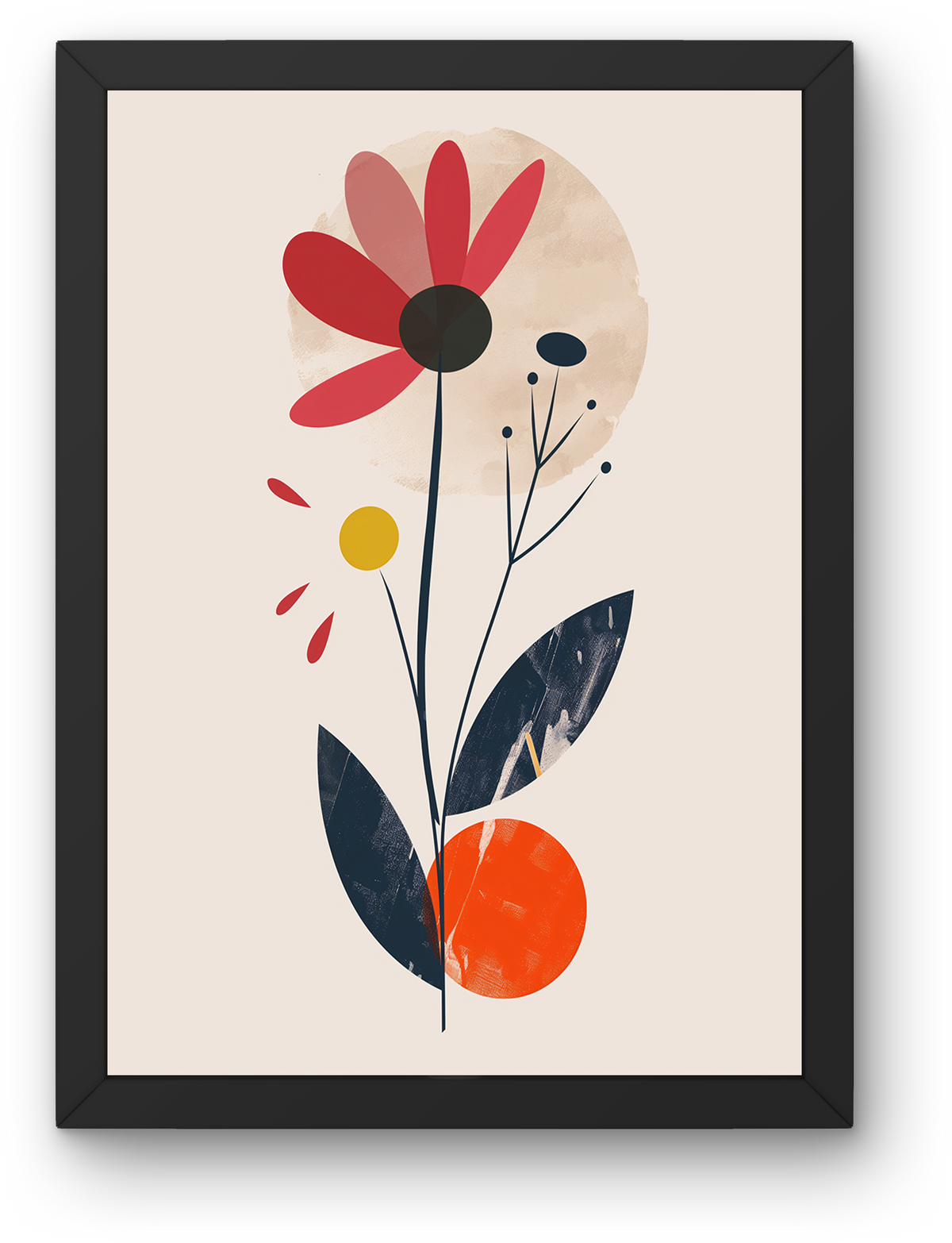 Red Flower Minimal