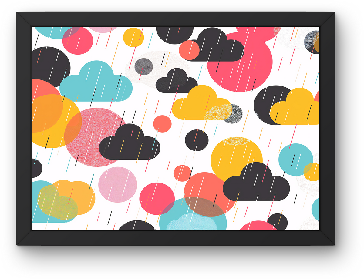 Cloud and Dot Pattern