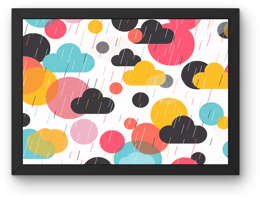 Cloud and Dot Pattern