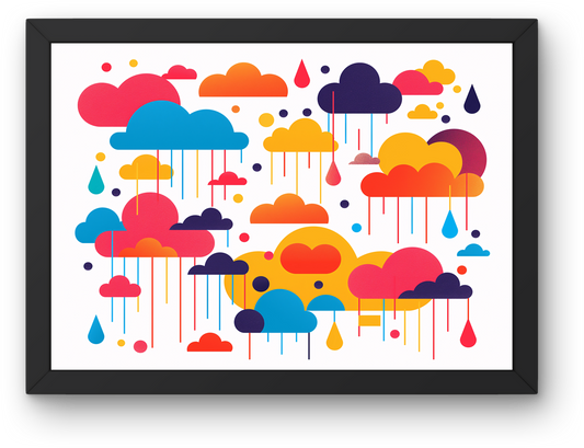 Colorful Rain Clouds