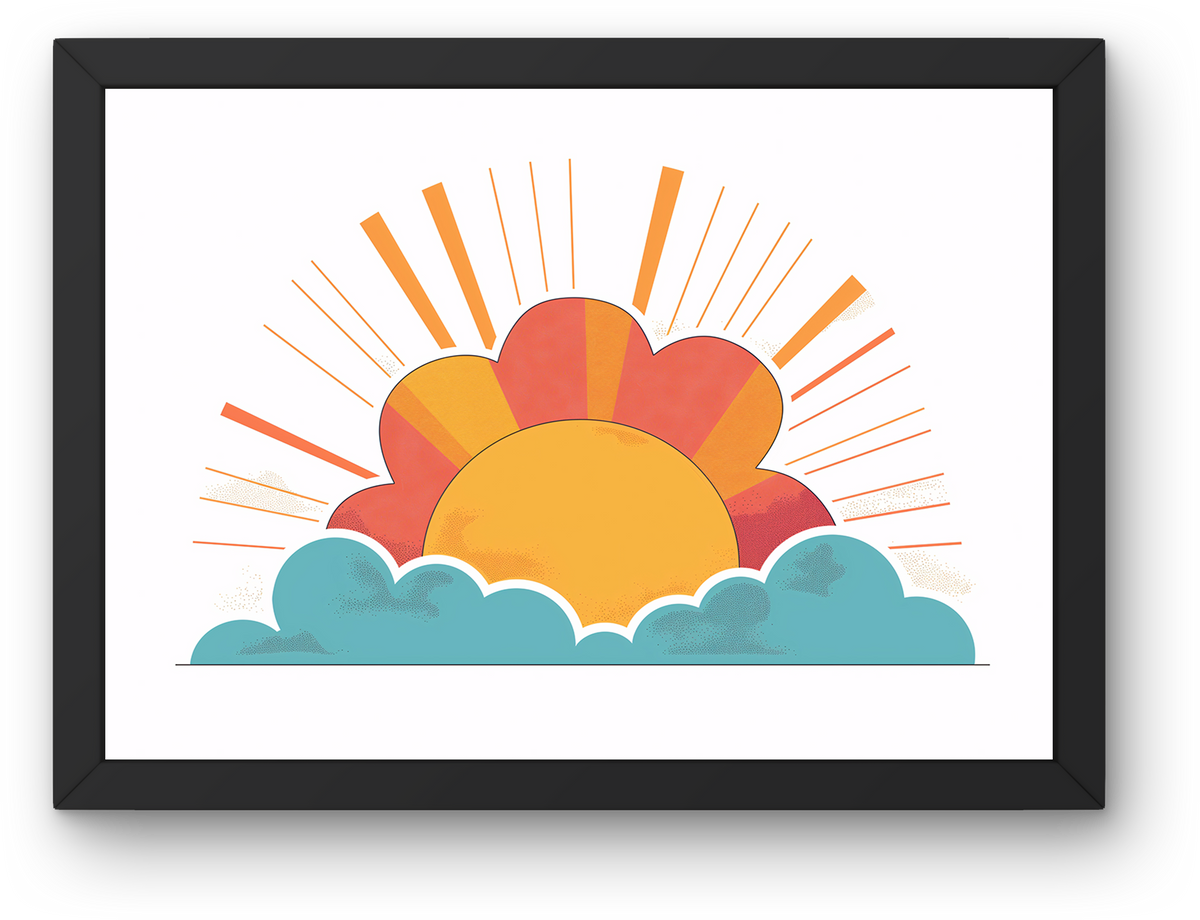 Sun Over the Clouds