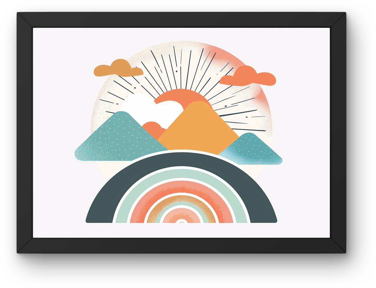 Sunrise Over the Hills