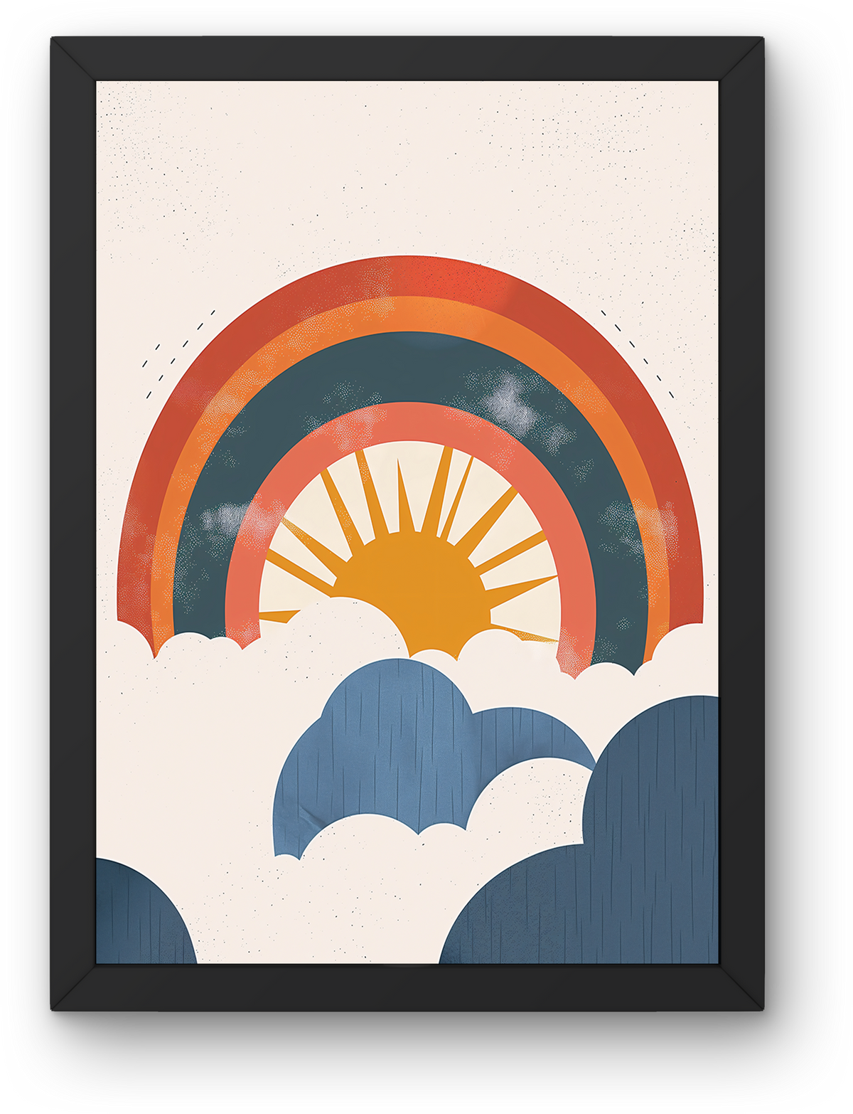 Rainbow Sun Clouds