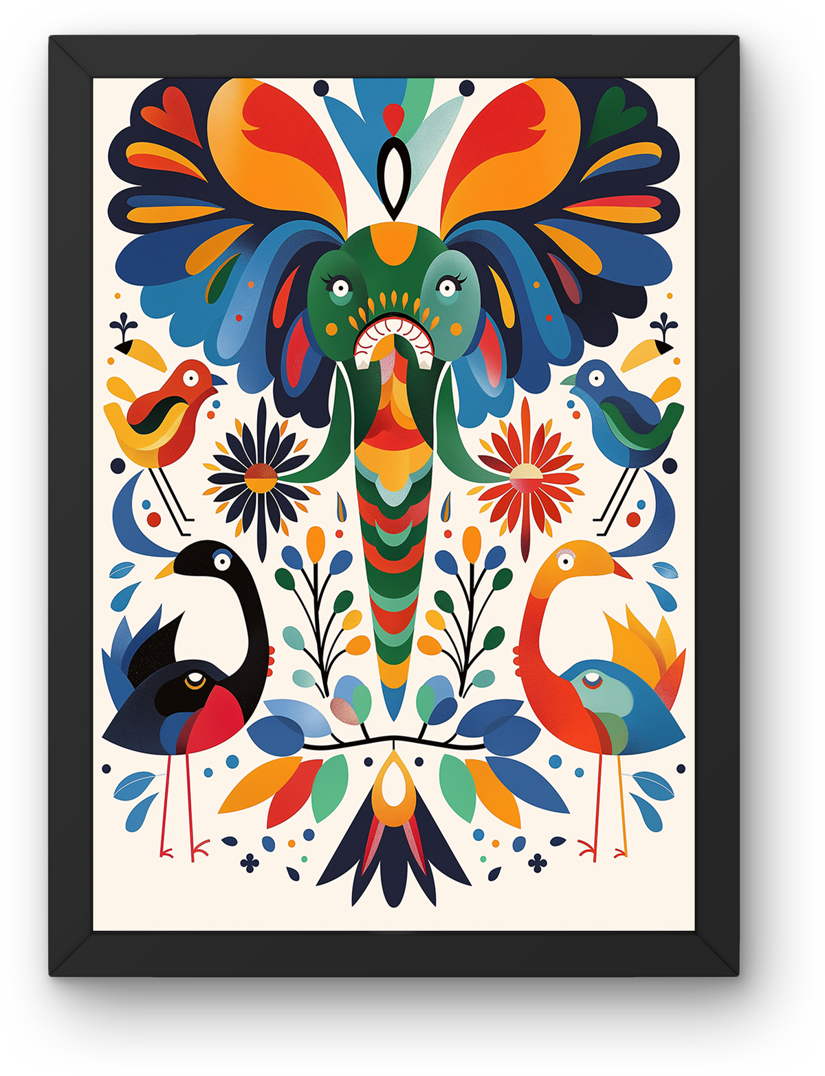 Folk Art Elephant