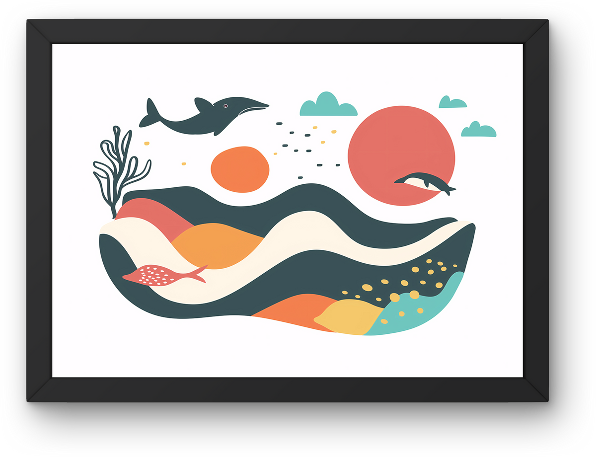 Ocean Whale Waves