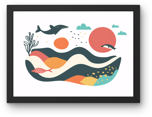 Ocean Whale Waves
