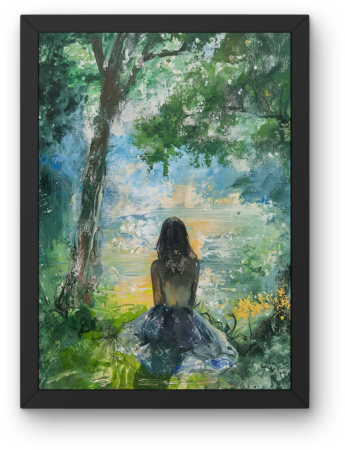 Girl by the Lake