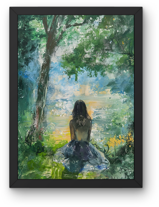 Girl by the Lake