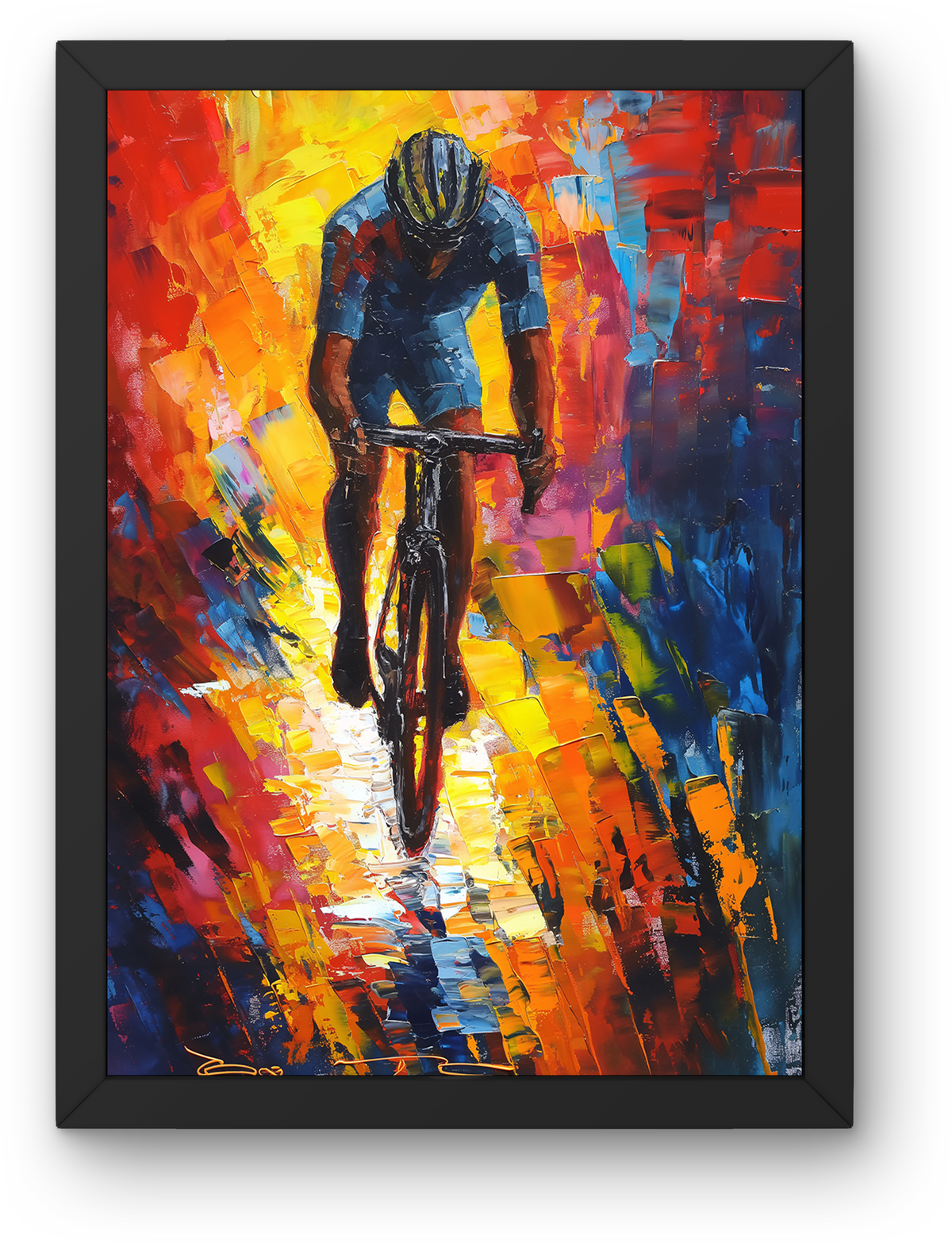 Fiery Cyclist