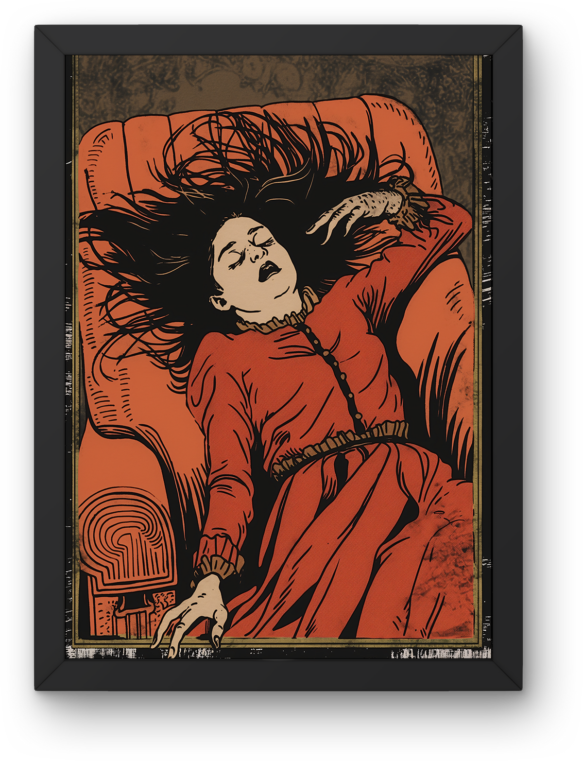 Exhausted in Red