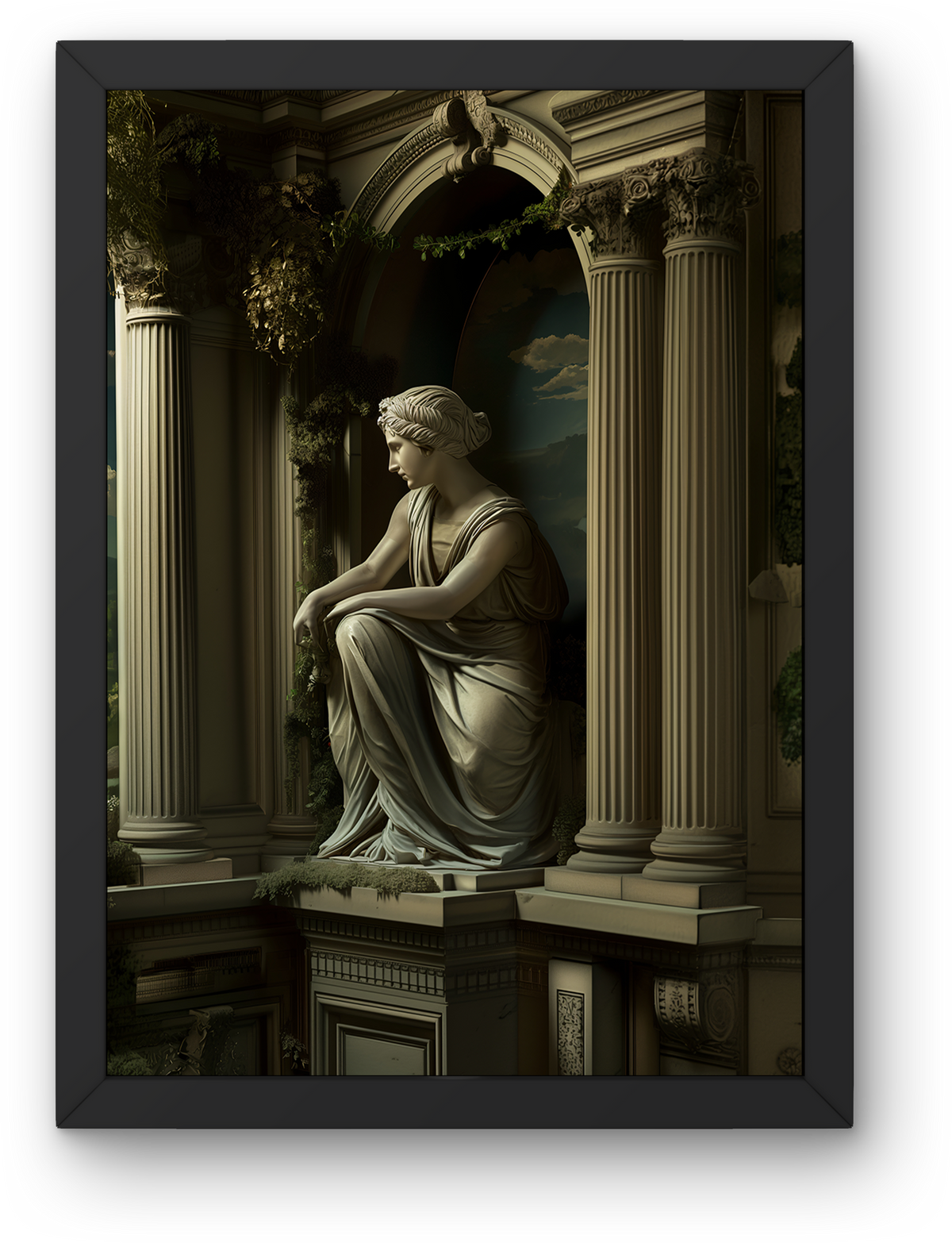 Marble Statue Muse