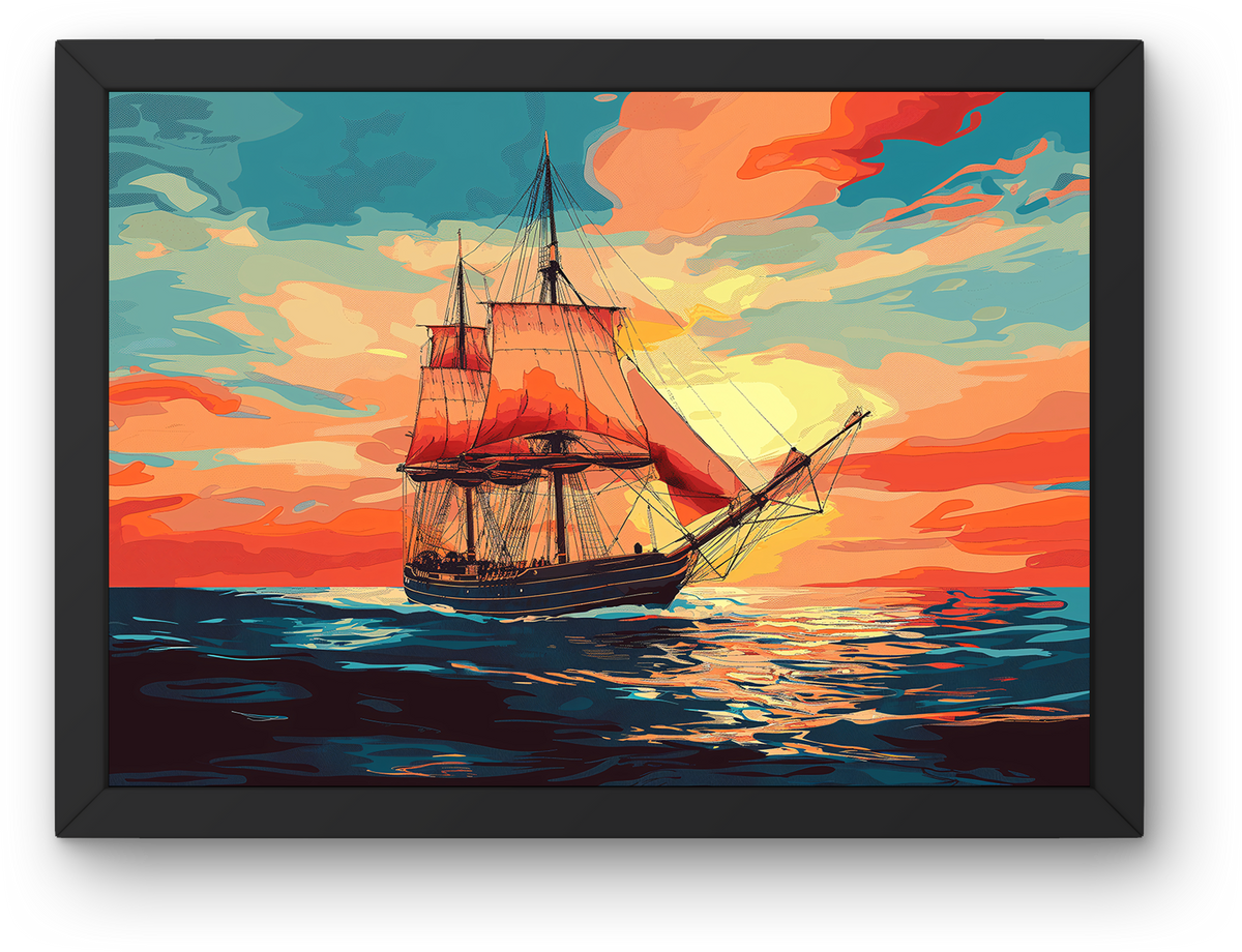 Sunset Tall Ship