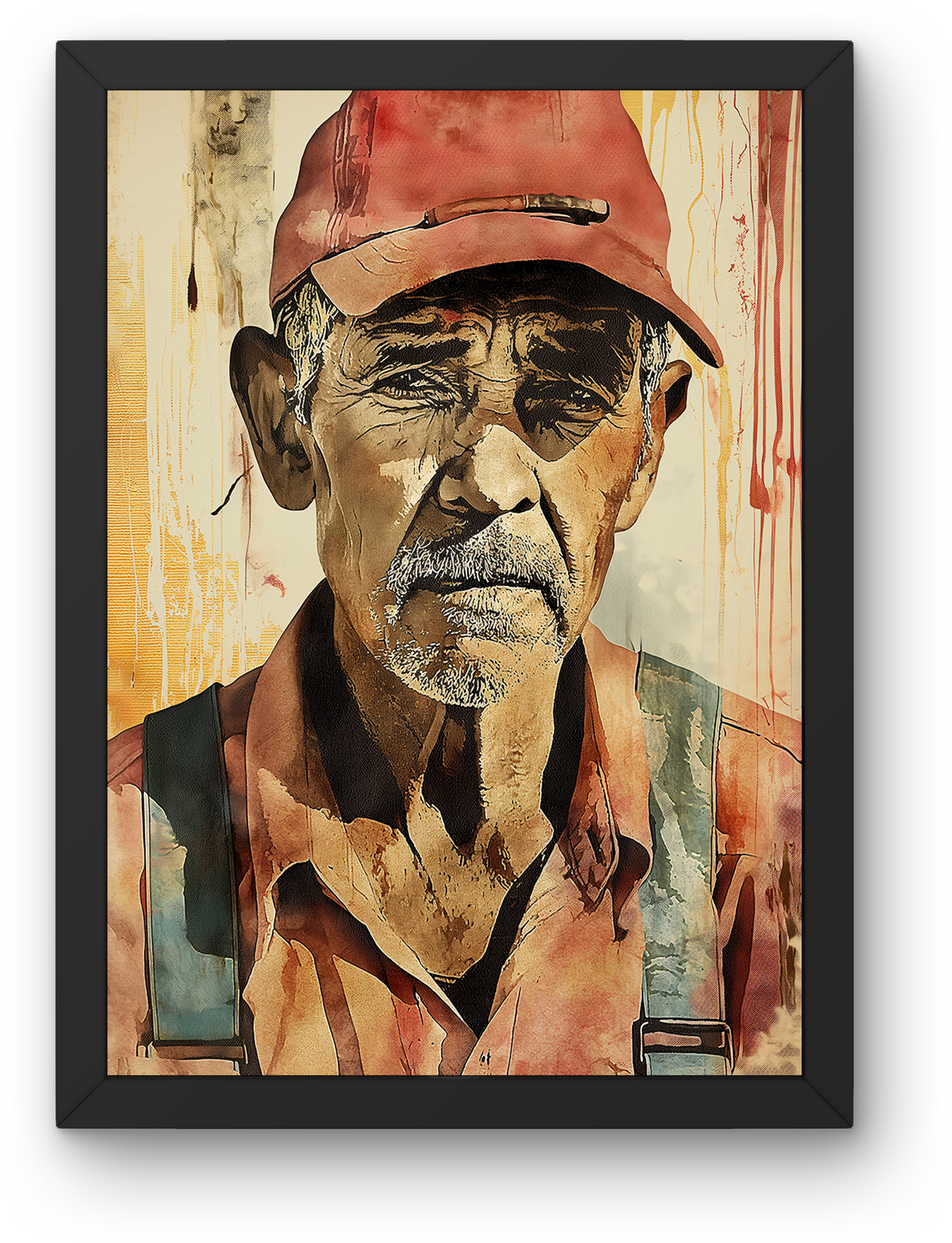 Old Worker Portrait