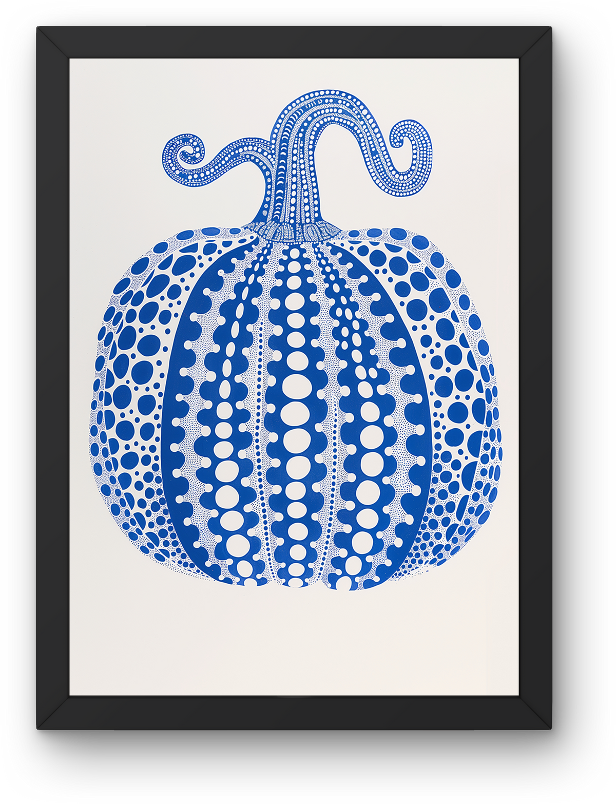 Blue Dotted Pumpkin