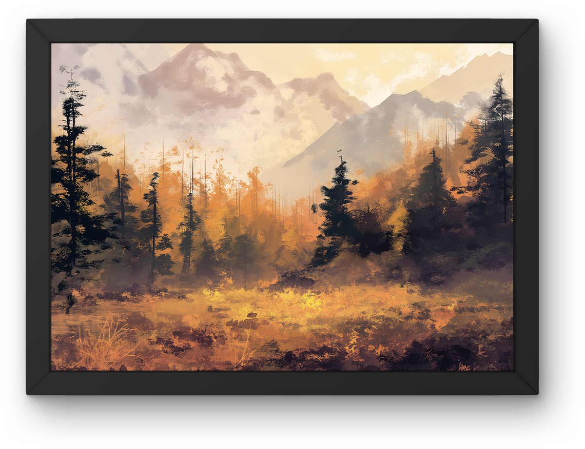 Golden Autumn Forest