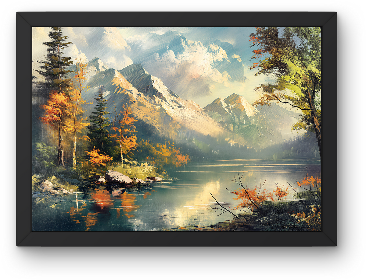 Autumn Mountain Lake