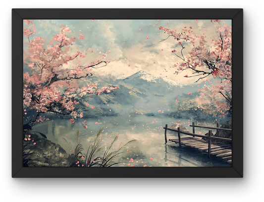 Cherry Blossom Lake
