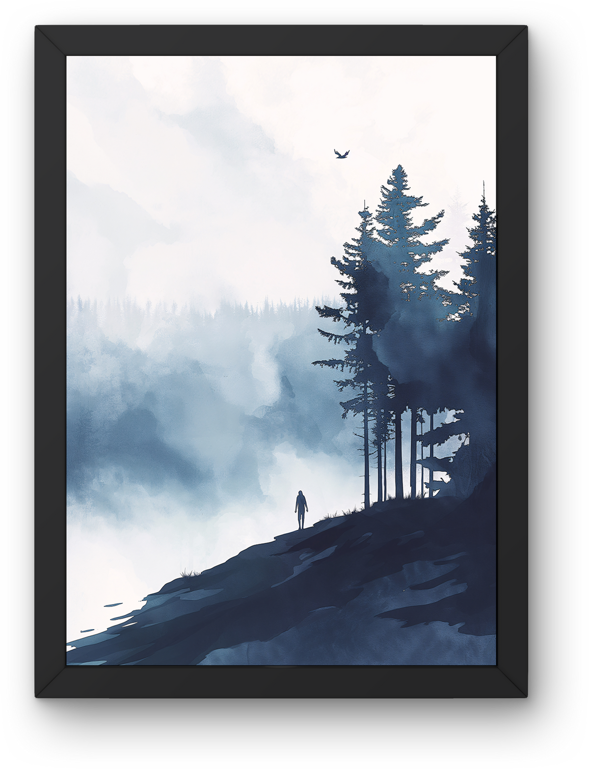 Foggy Pine Forest