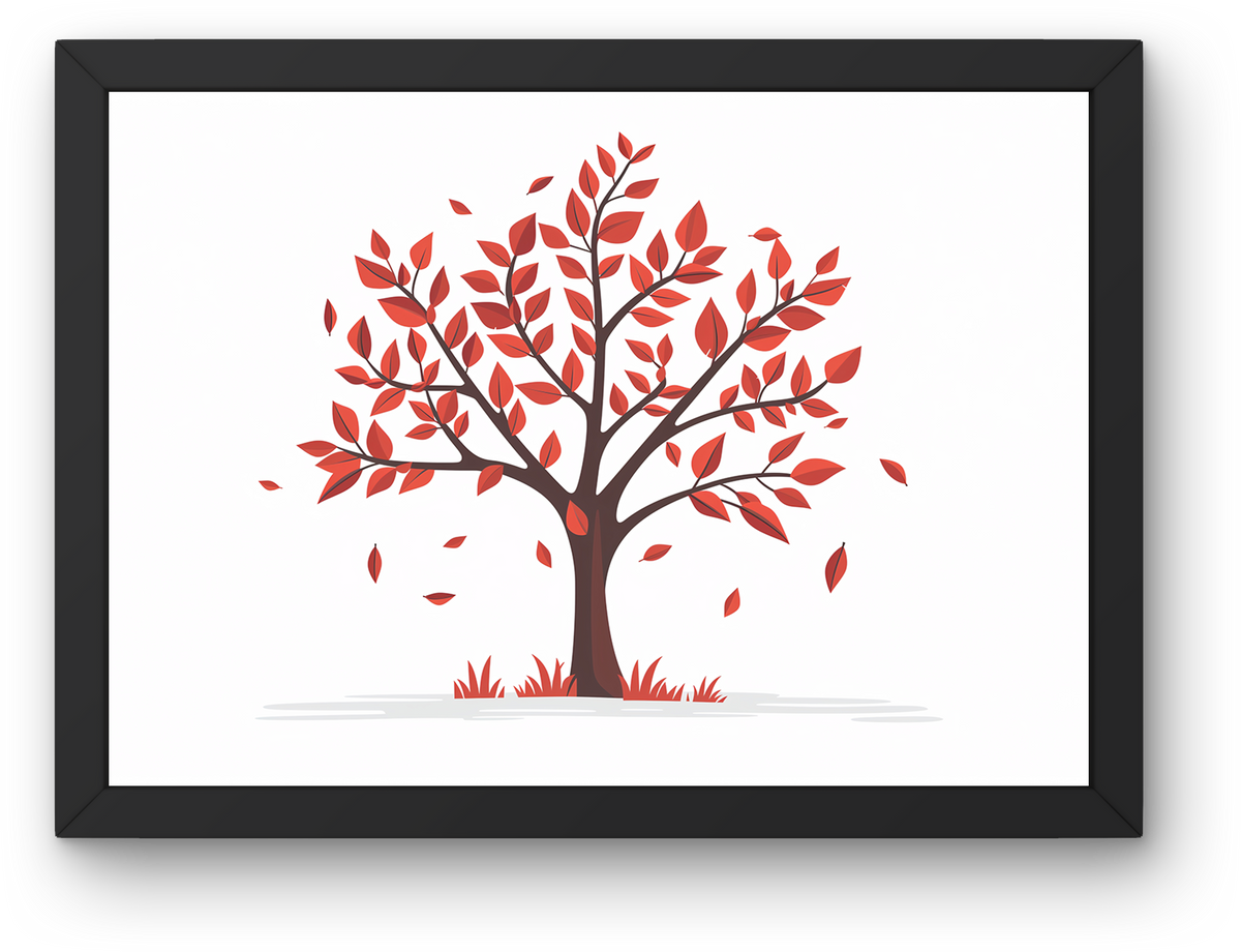 Red Leaf Tree