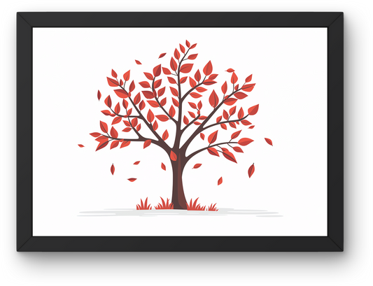Red Leaf Tree