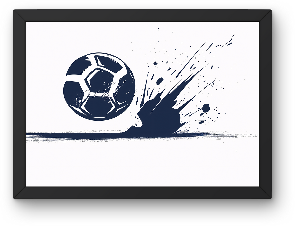 Navy Soccer Kick