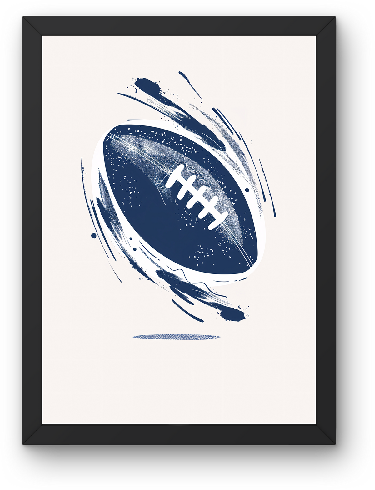 Navy Rugby Ball