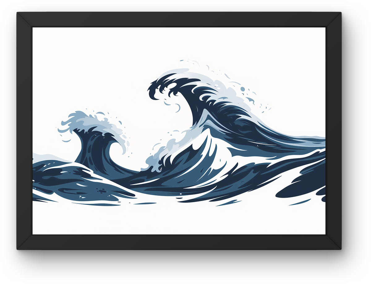 Navy Great Wave
