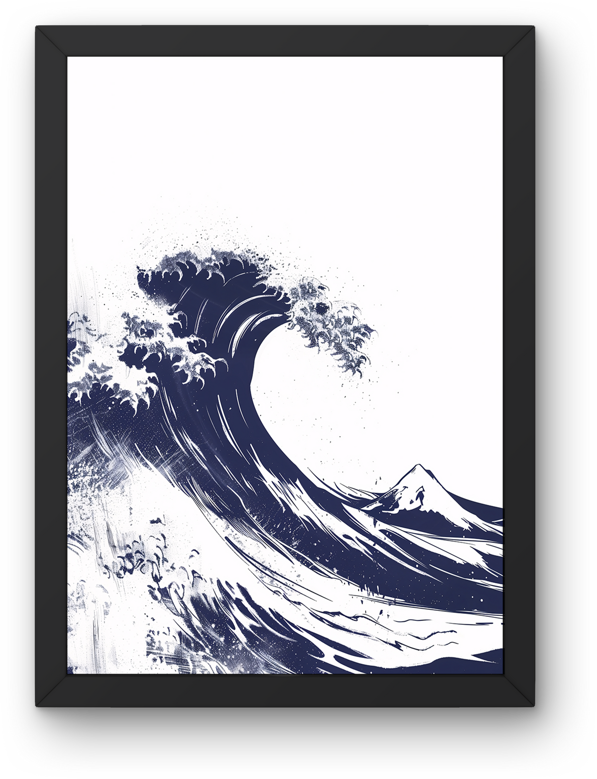 Wave and Mount Fuji