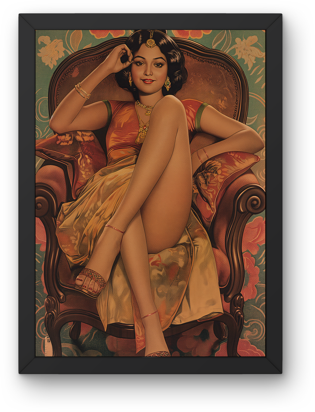 Vintage Indian Lady