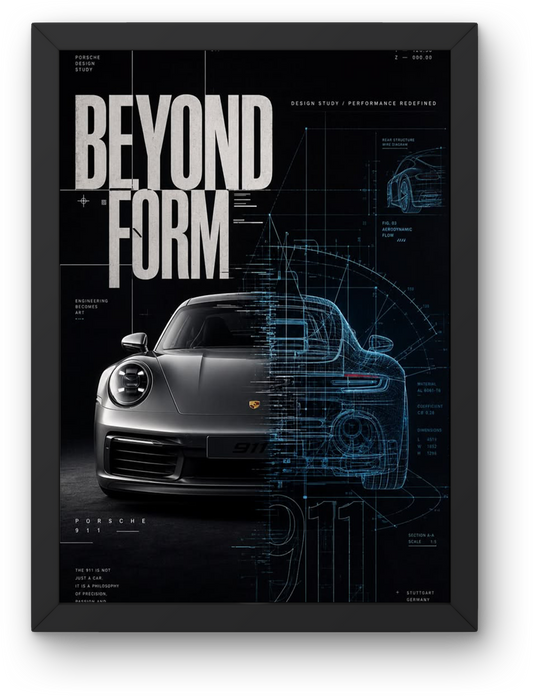Porsche 911 Blueprint