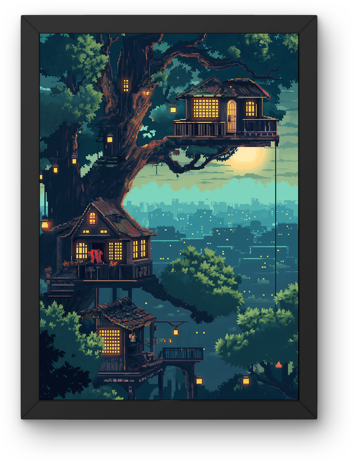 Pixel Treehouse Town