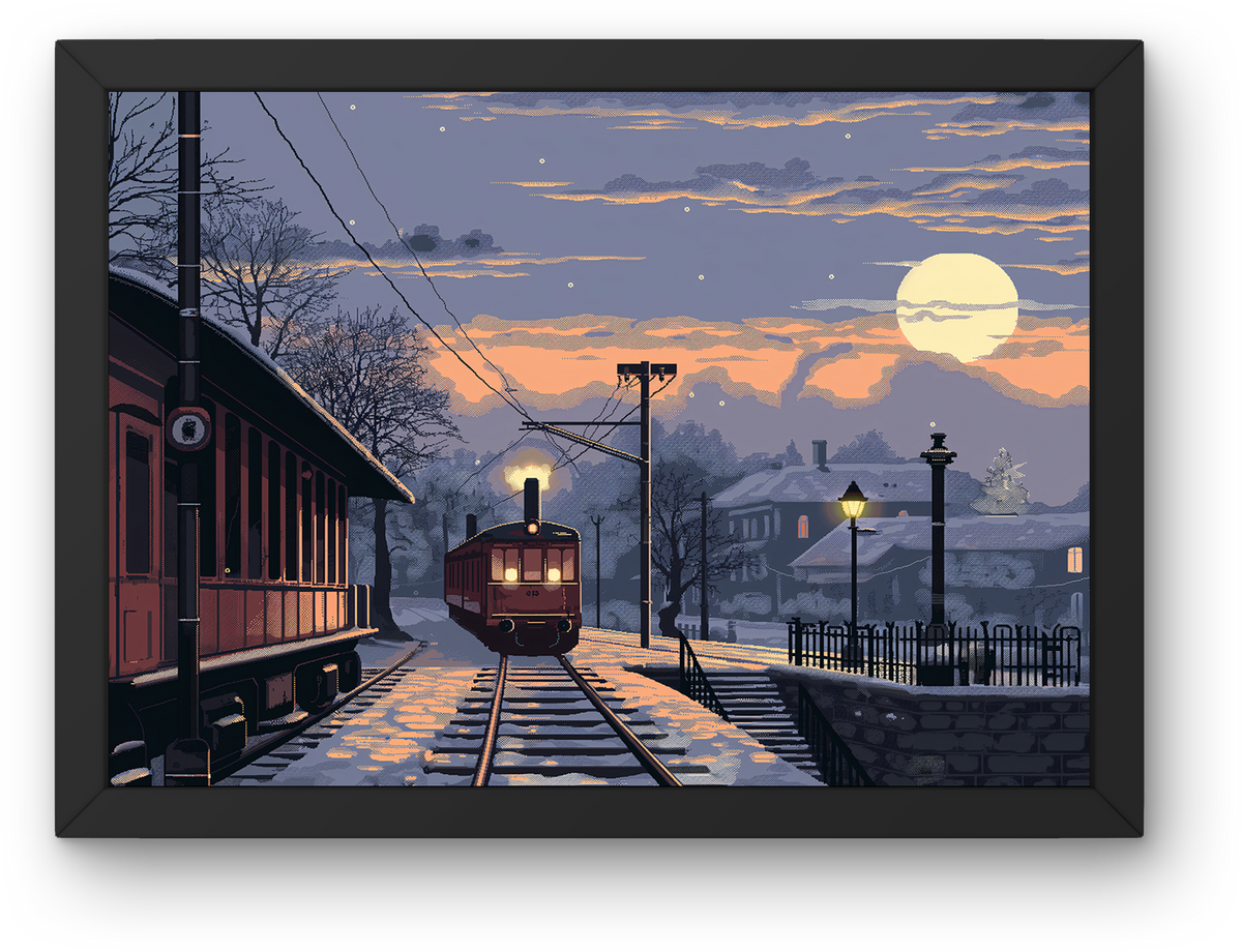 Pixel Moonlit Station